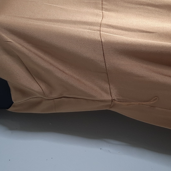 NWT VINCE CAMUTO camel maxi dress SZ 0 - Picture 5 of 13